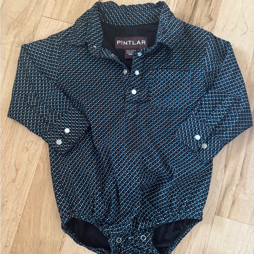 Kids Blue Button Down Shirt